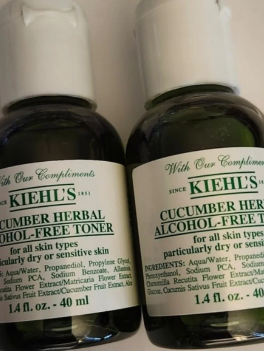 Kiehl's Cucumber Herbal Alcohol-Free Toner - Green